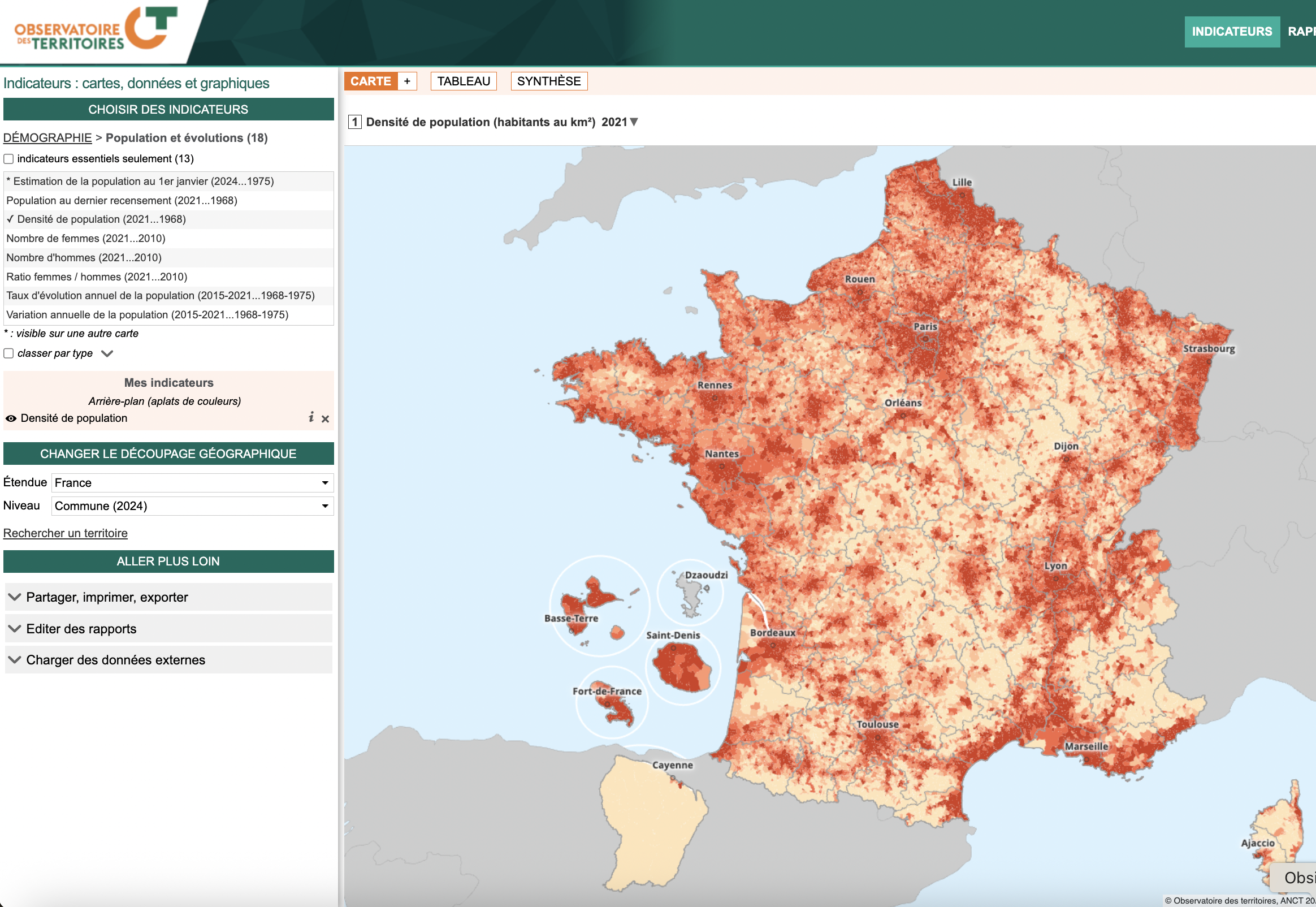 Observatoire des territoires